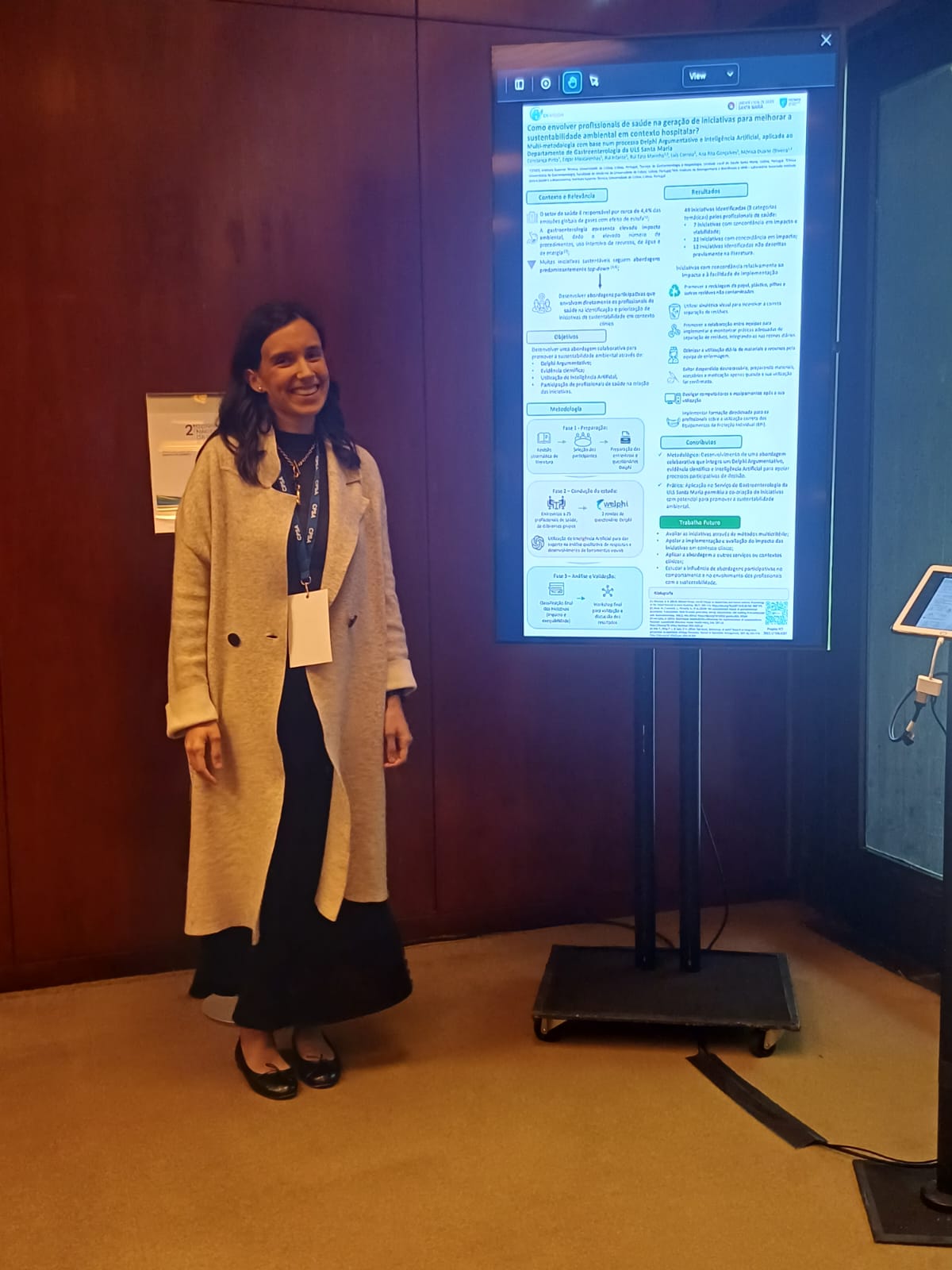 Constança Pinto at the CPSA conference
