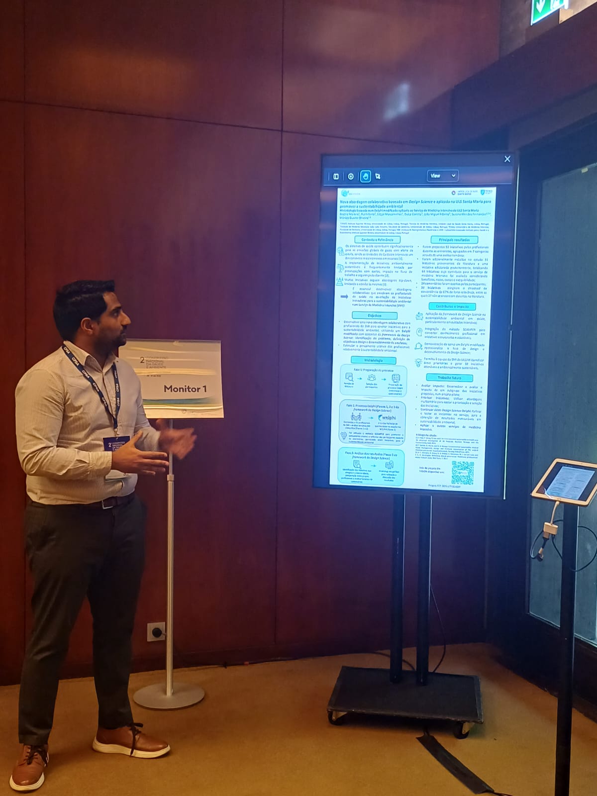 Edgar Mascarenhas at the CPSA conference